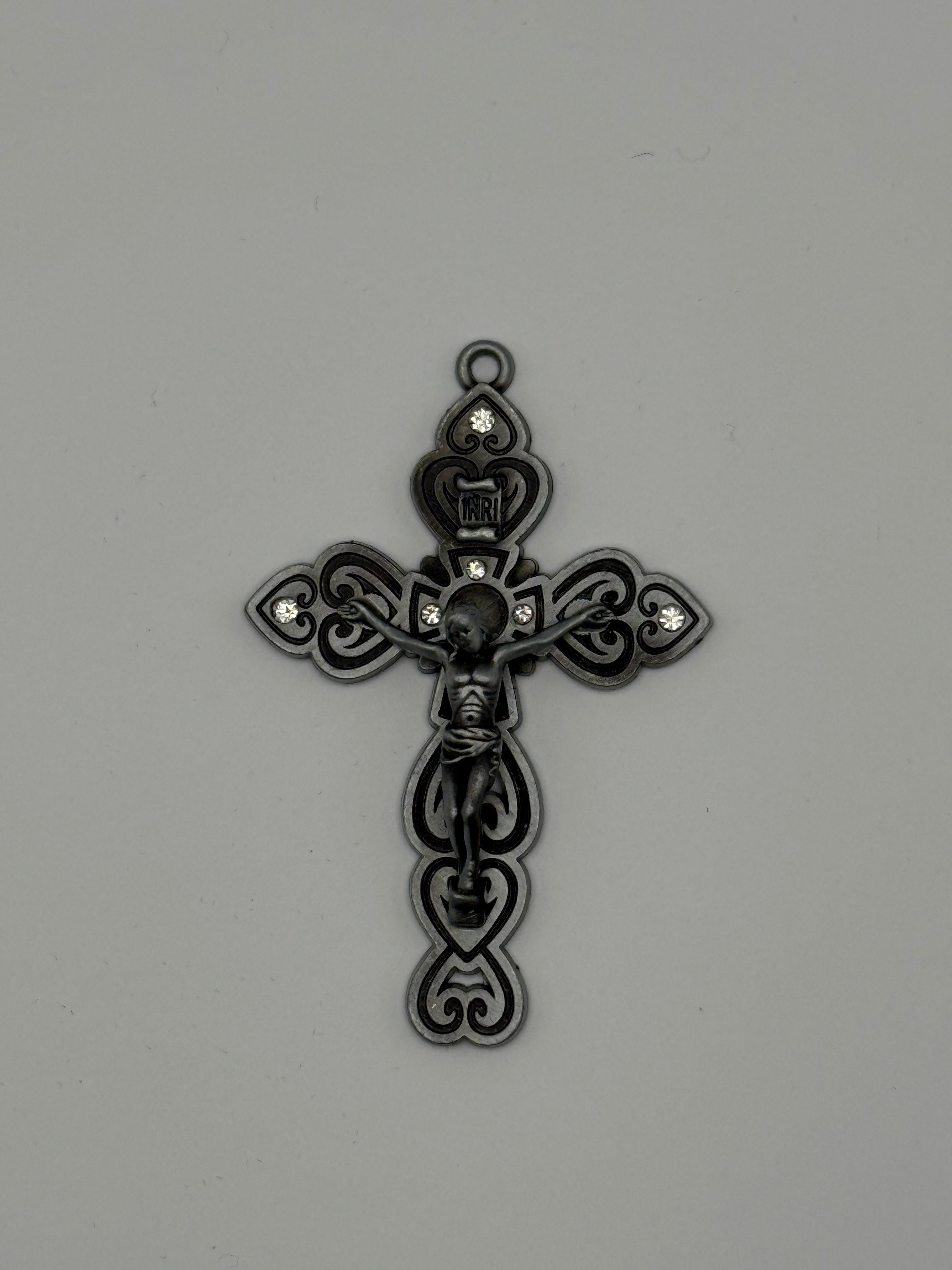 3" Antique Apostle Crucifix Pendant