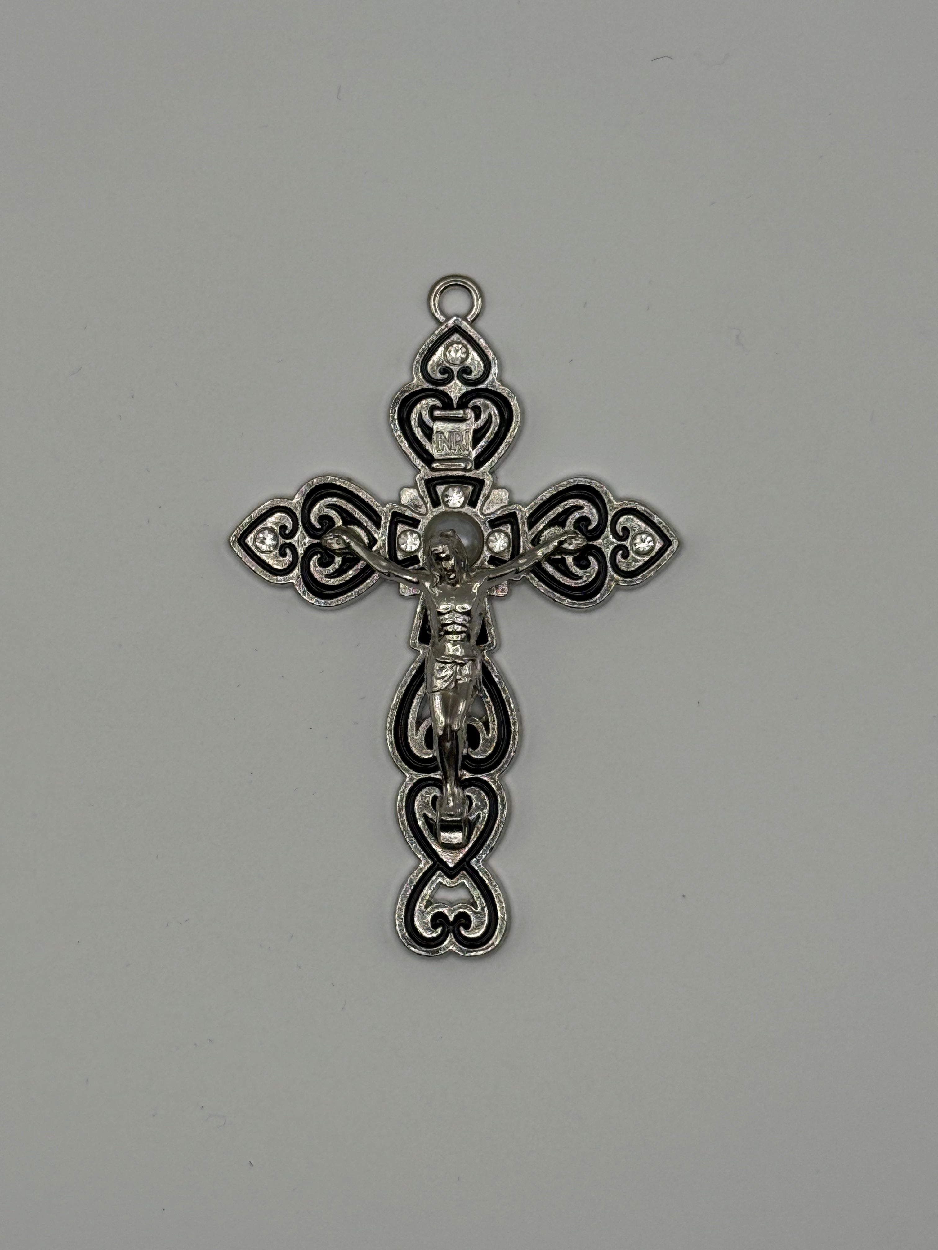 3" Antique Apostle Crucifix Pendant