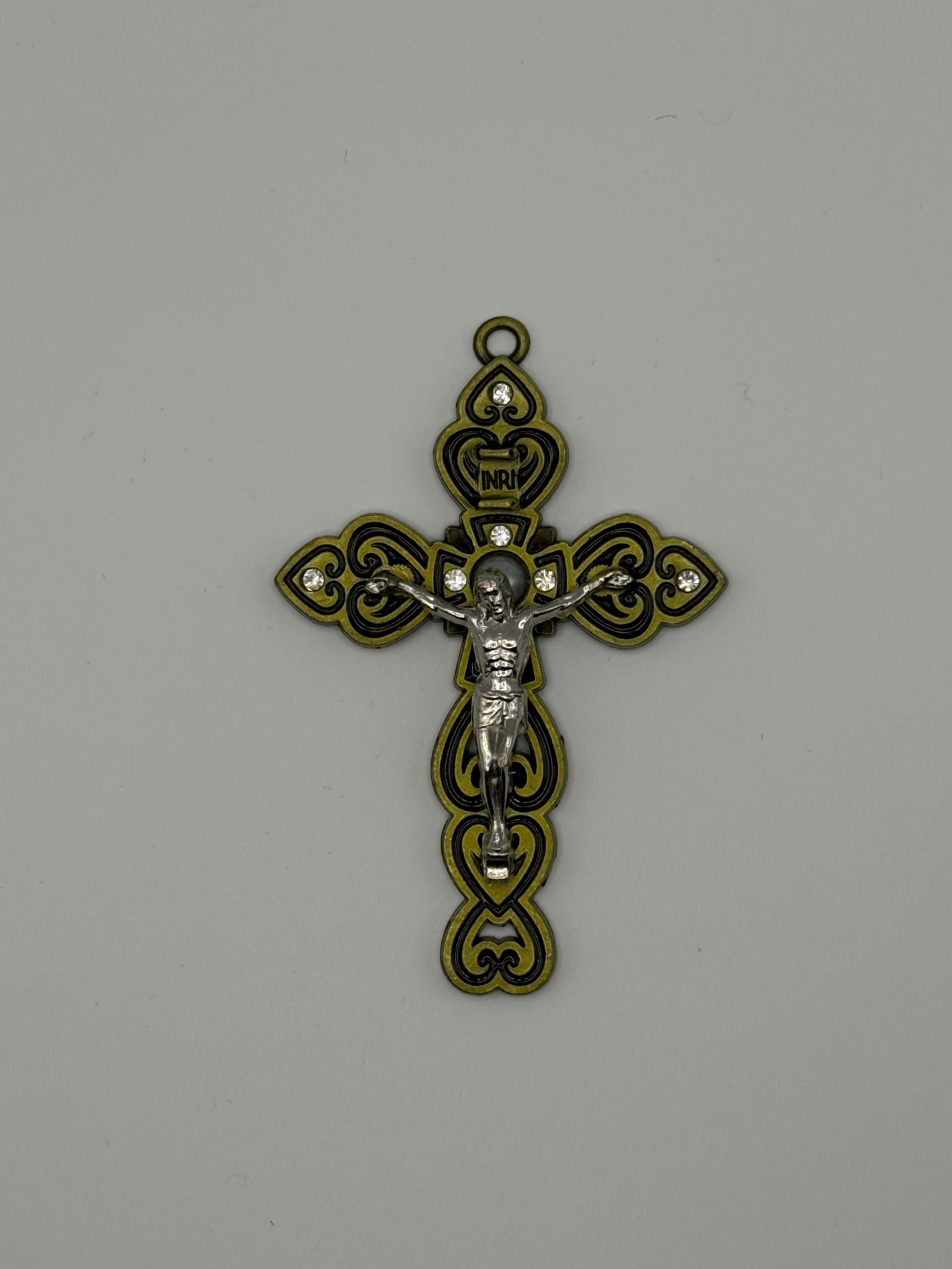 3" Antique Apostle Crucifix Pendant