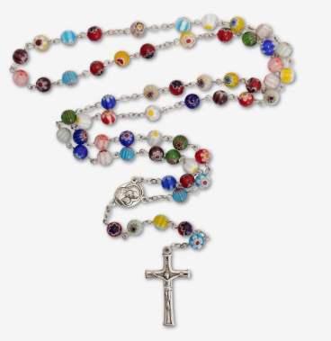 Murano Glass Bead Rosary